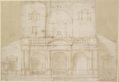 Recto : Conception architecturale - Raffaello Sanzio Raphael